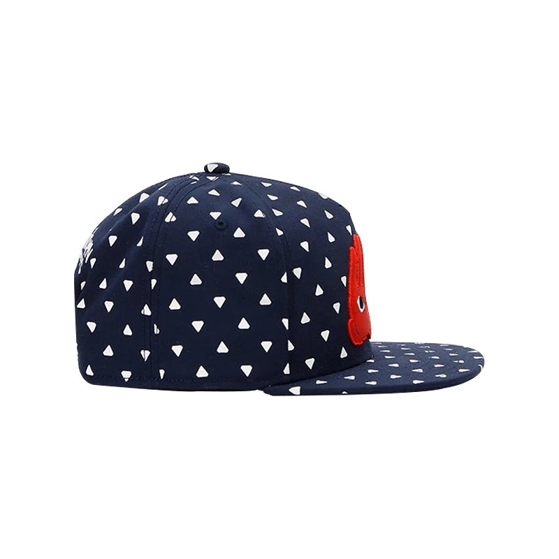 Embroidery Baseball Cap Navy Snap Back Hat