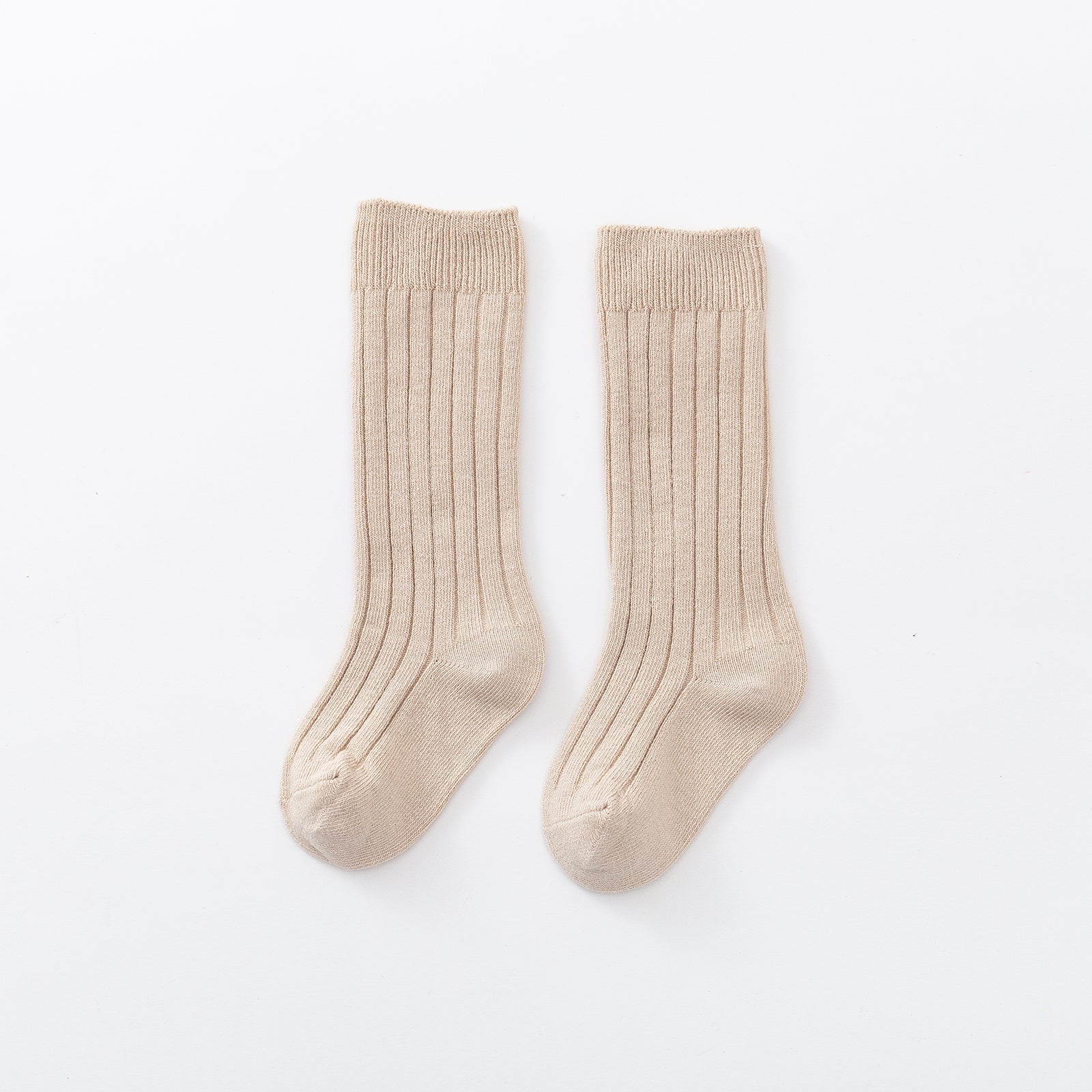 Kids Candy Color Knitted Cotton Stockings for Spring