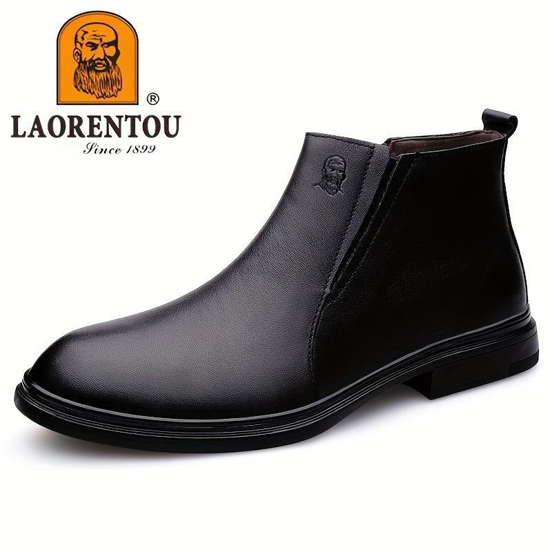 Men's Leather Chelsea Boots Casual Walking Shoes