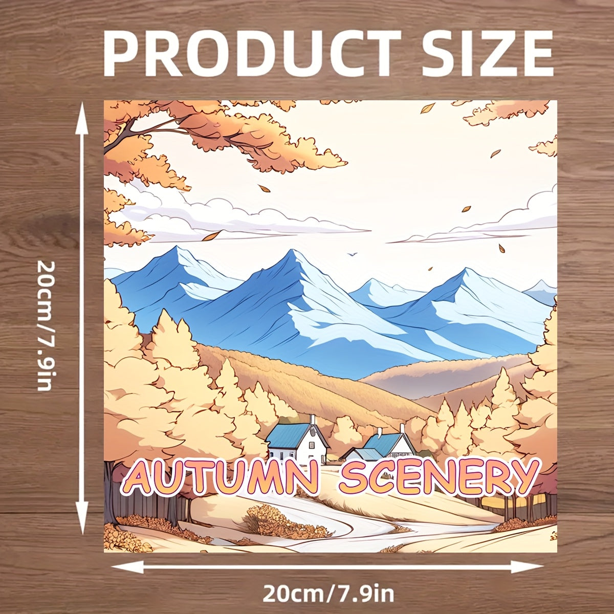 20x20cm Painting Guide with Unique Cover and Clear Lines Patterns