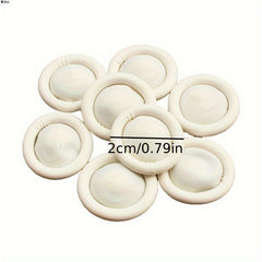 Latex Finger Cots Size Up Disposable Powder Beige Anti-static Finger Cots