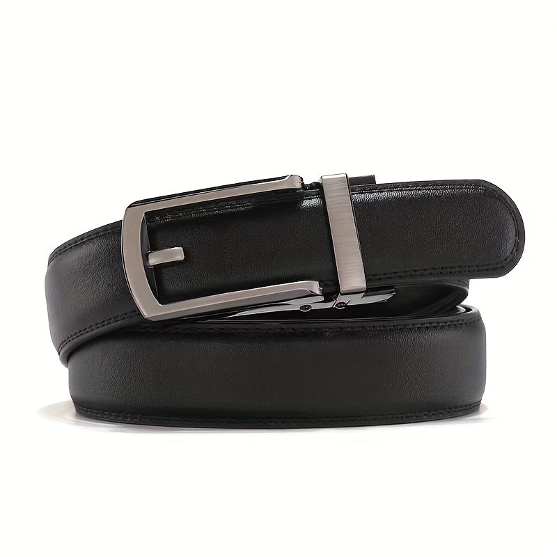 Leather Automatic Buckle Belt Pure Cowhide Men's Casual Business