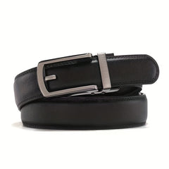 Leather Automatic Buckle Belt Pure Cowhide Men's Casual Business