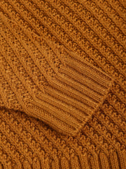 Baby's Button V neck Knitted Pullover Top Child's Casual Sweater