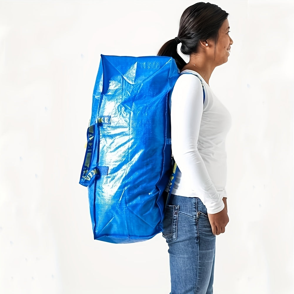 76L Large Capacity Moving Quilt Packing Bag PE Cloth Storage Bag