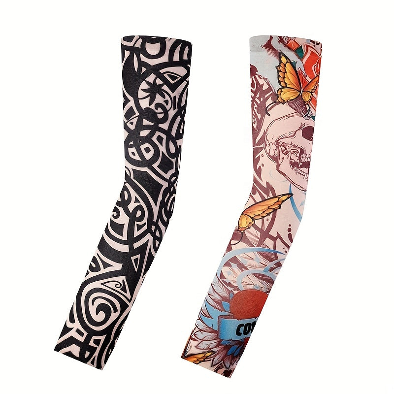 Cool Tattoo Sleeve for Sun Protection While Riding or Driving