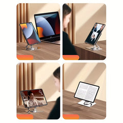 Aluminum Tablet Bracket Desktop 360&deg; Rotation Portable Stand