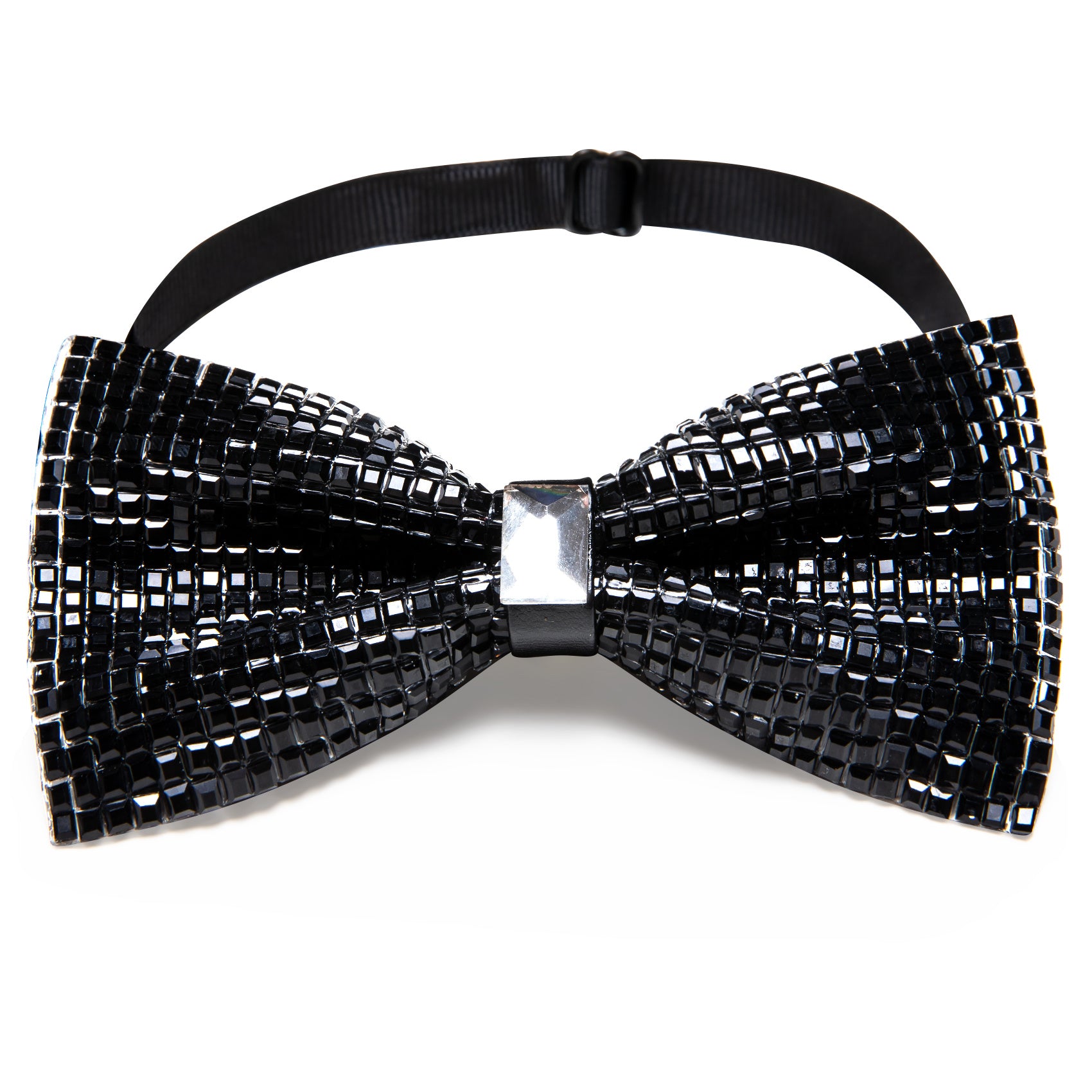 Barry Wang Rhinestone Bow Tie For Men - Wedding and Party Costume Accessory