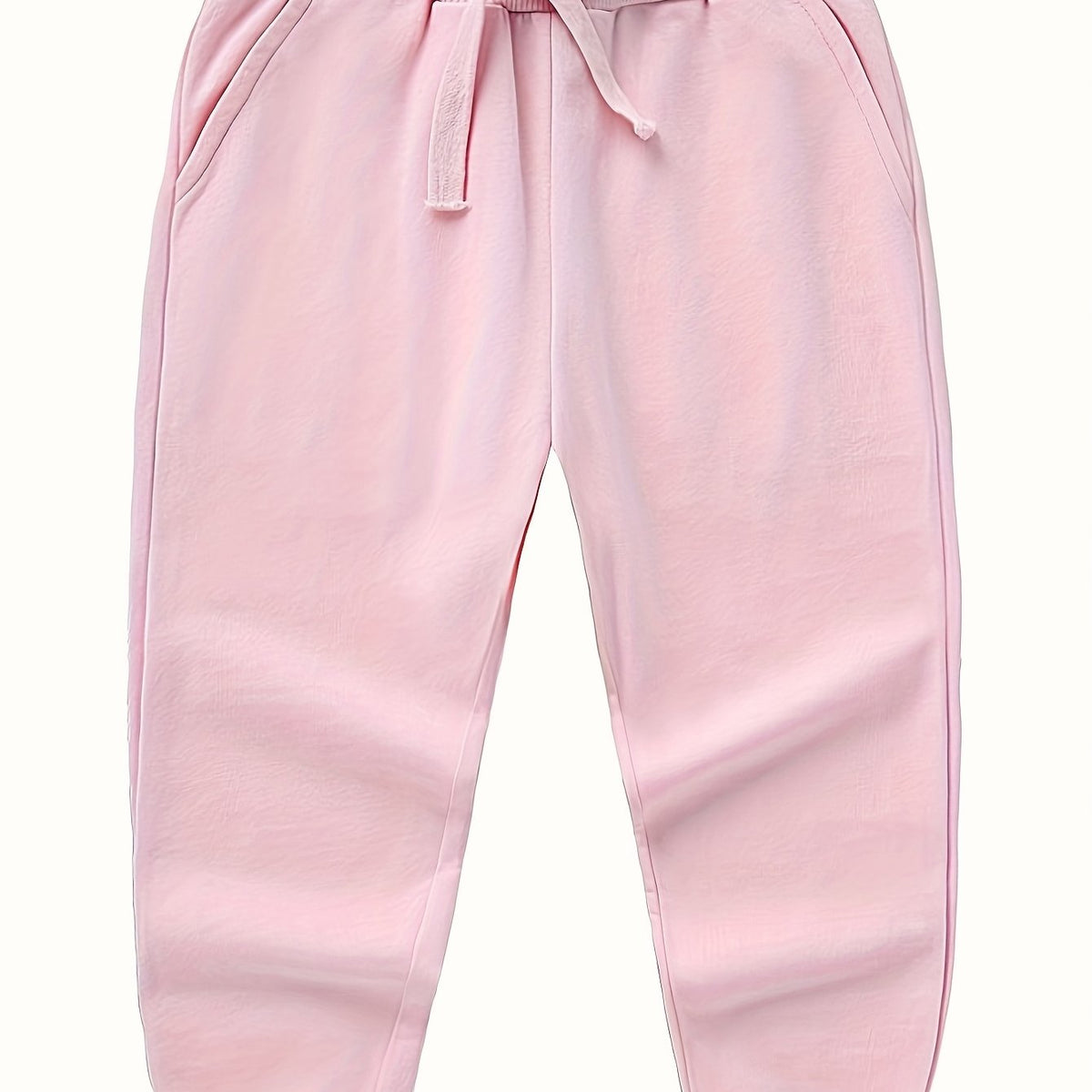 Girls' Comfy Jogger Trousers, Elastic Waist, 2-12 Years