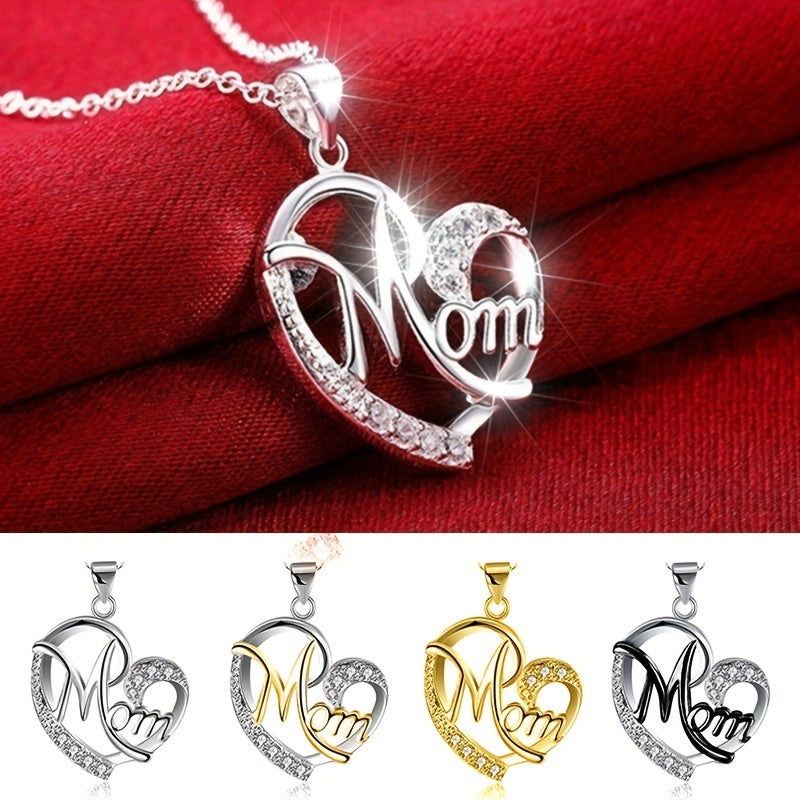 Men's Heart Shape Faux Diamond Chain