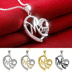 Men's Heart Shape Faux Diamond Chain