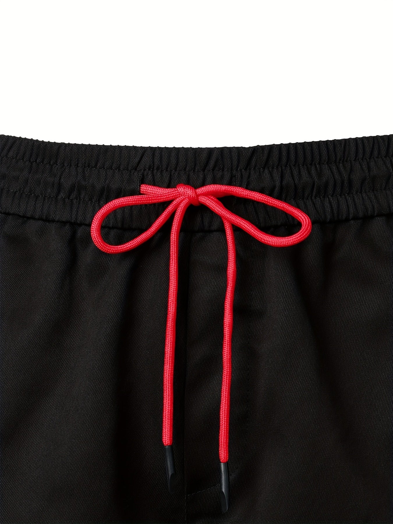 Men's Casual Pocket Waist Drawstring Cargo Shorts For Summer Outdoor Activities