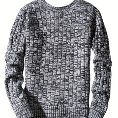 Men's Camo Knit Sweater Outdoor Winter Pullover