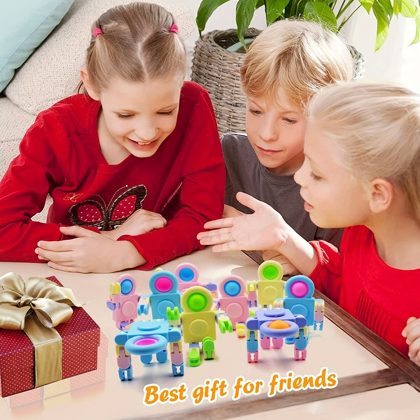12pcs Fidget Spinners Sensory Toys Chain Stocking Stuffers