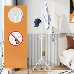 Tree Branch Coat Rack Vertical Storage Bedroom Decor