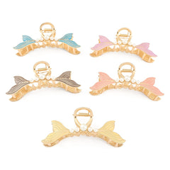 Metal Fishtail Large Hair Claw Shark Claw Ponytail Holder