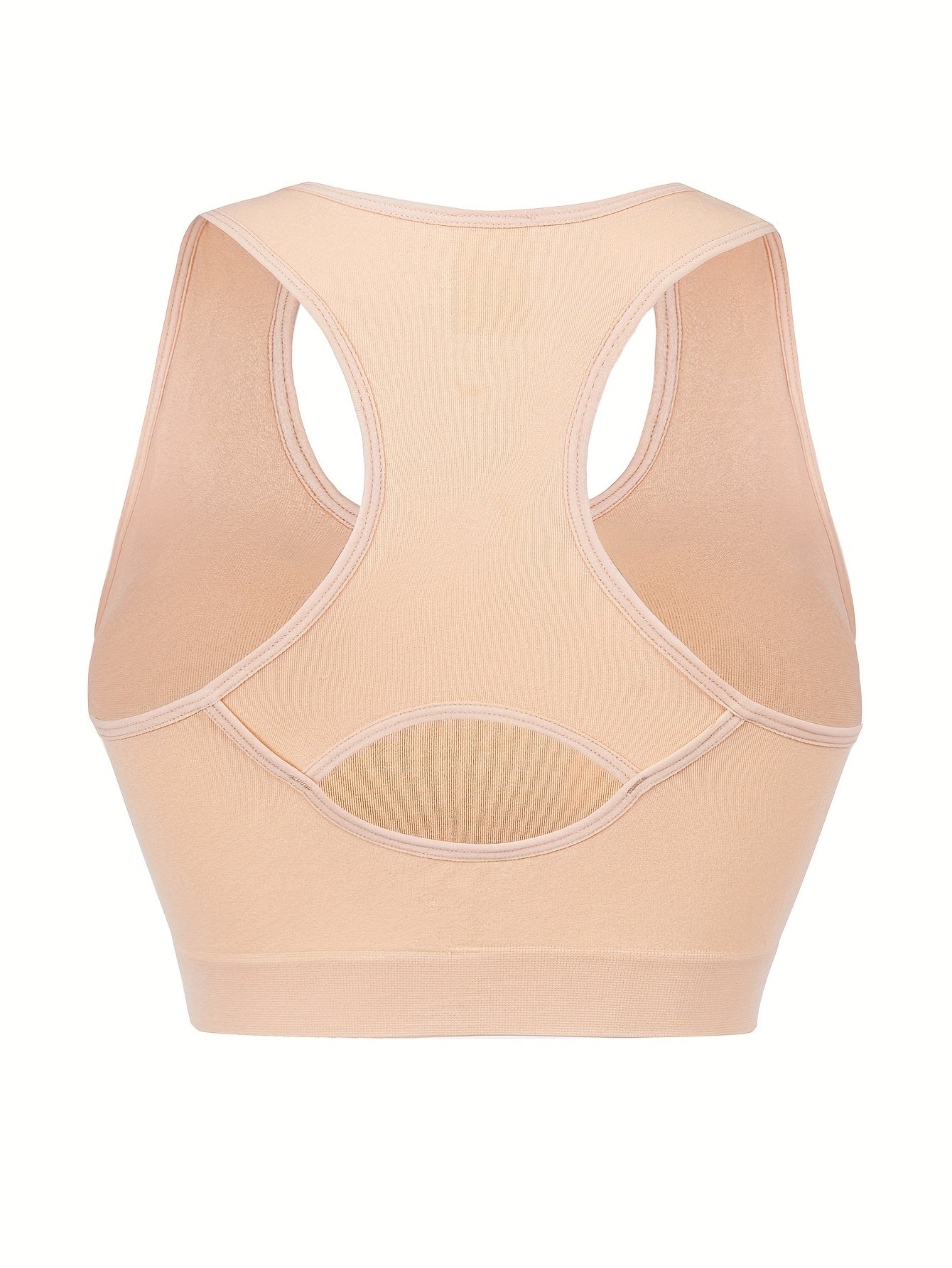  Sports Bra Racer Back Tank Bra with Removable Pads
