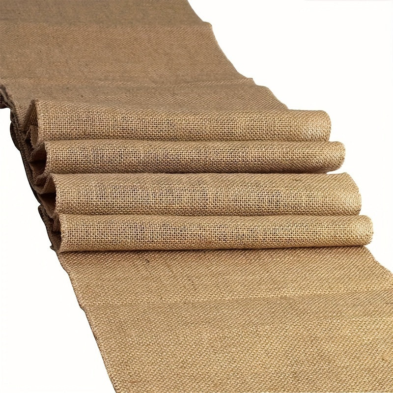 Burlap Table Runner Halloween Home Decor Jute Material Table Cover