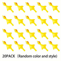 20pcs Ejection Turkey & Chicken Party Toy