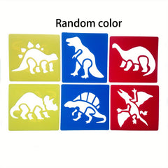 Montessori Animal Car DIY Painting Template Stencils Art Craft Learning Toy
