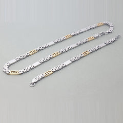 Flat Great Wall Stainless Steel Necklace
