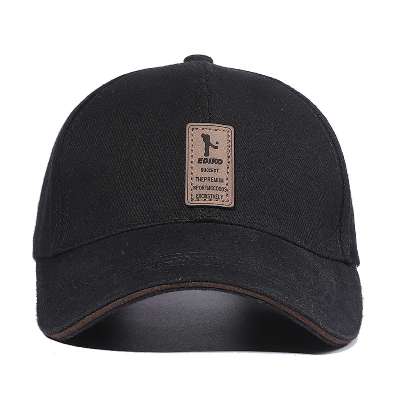 Men's Brushed Twill Hat Sunshade Sunscreen Baseball Cap