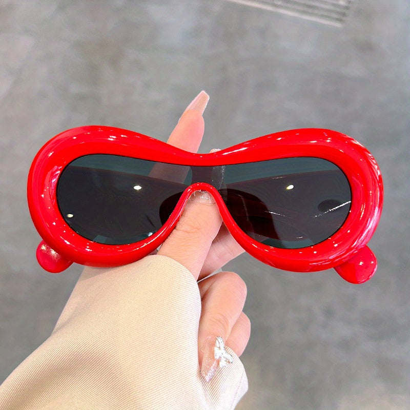 Oversized Inflated Lip Sunglasses UV400 Funny Beach Party Club Glasses