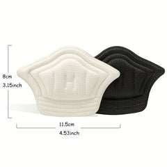 Adjustable Heel Pads for Sport Shoes - Feet Cushion Inserts with Back Sticker