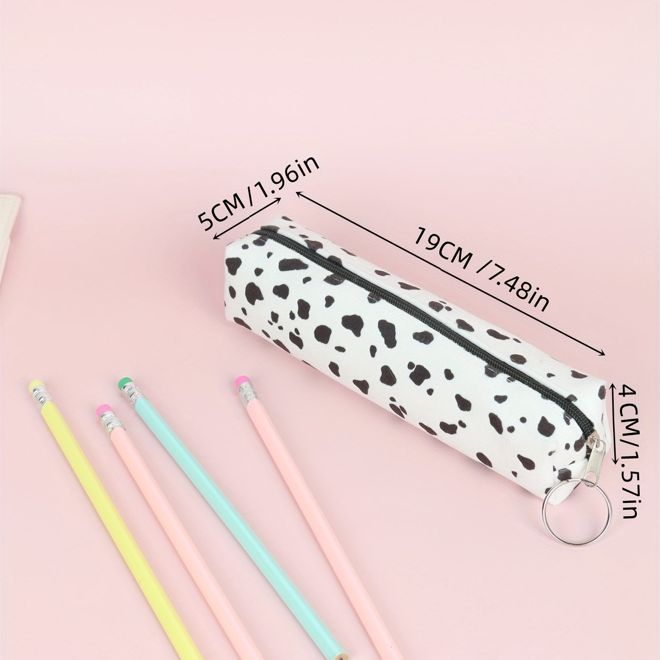 Soft Cow Style Pencil Case for Students