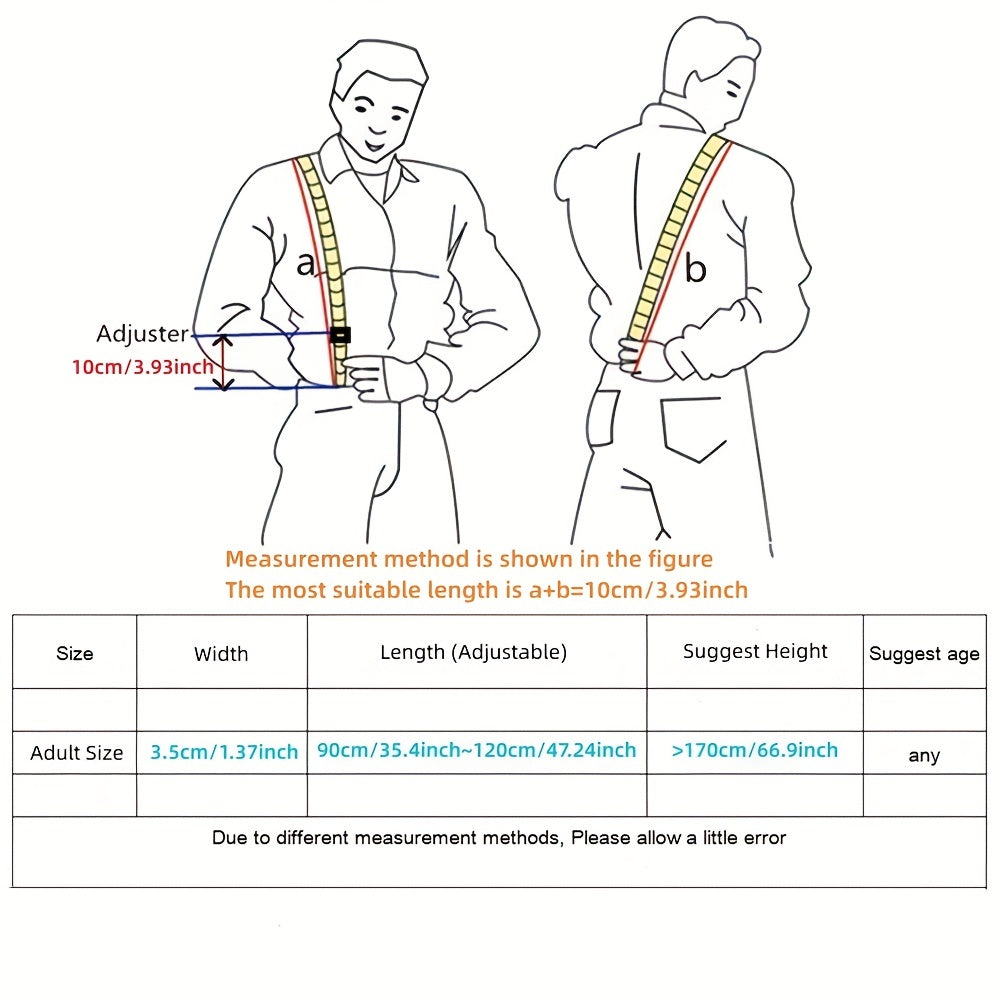 Men's High Elasticity Suspenders With Protection Clips
