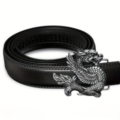 Retro Chinese Fly Dragon Belt Buckle Pterosaur Eagle Wing Pewter Finish
