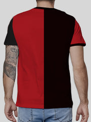 Spade A Pattern Men's Block T shirt For Summer
