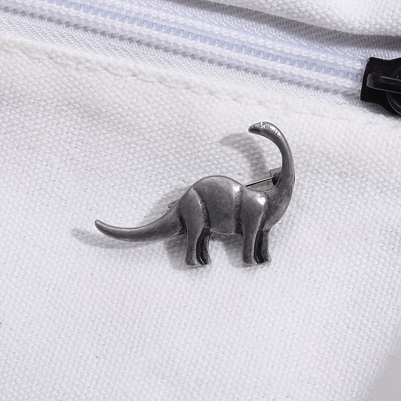 Metal Dinosaur Shape Brooch Backpack Hat Pin