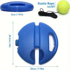 Tennis Base With Rope Single Tennis Training Device Rebounder