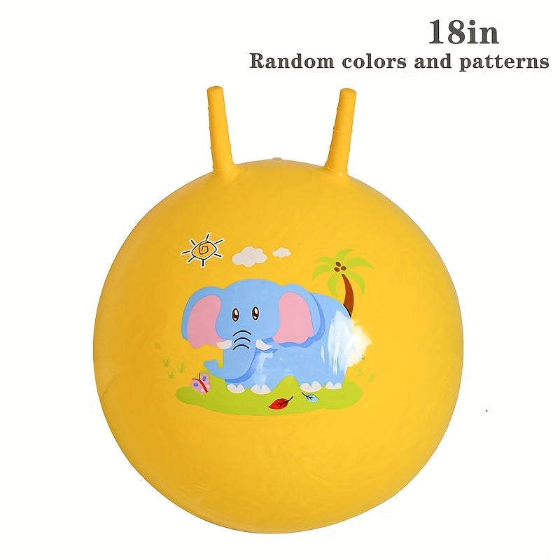 Bouncy Ball Sports Bouncy Ball With Handle Ages 2 6 18 Inch