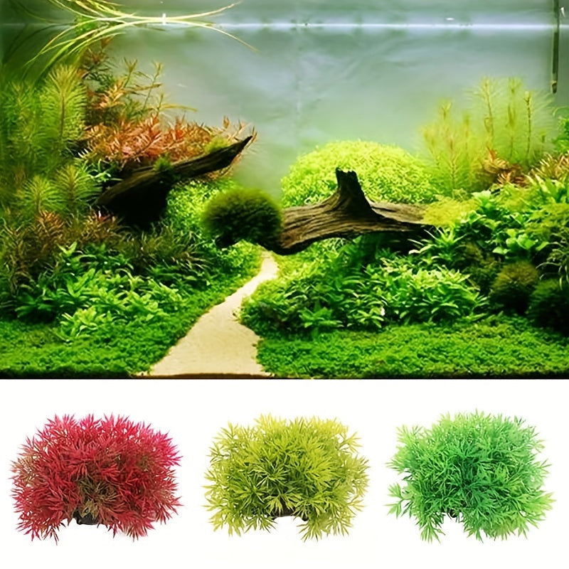 Artificial Aquarium Plants Decoration Plastic Fish Tank Plants