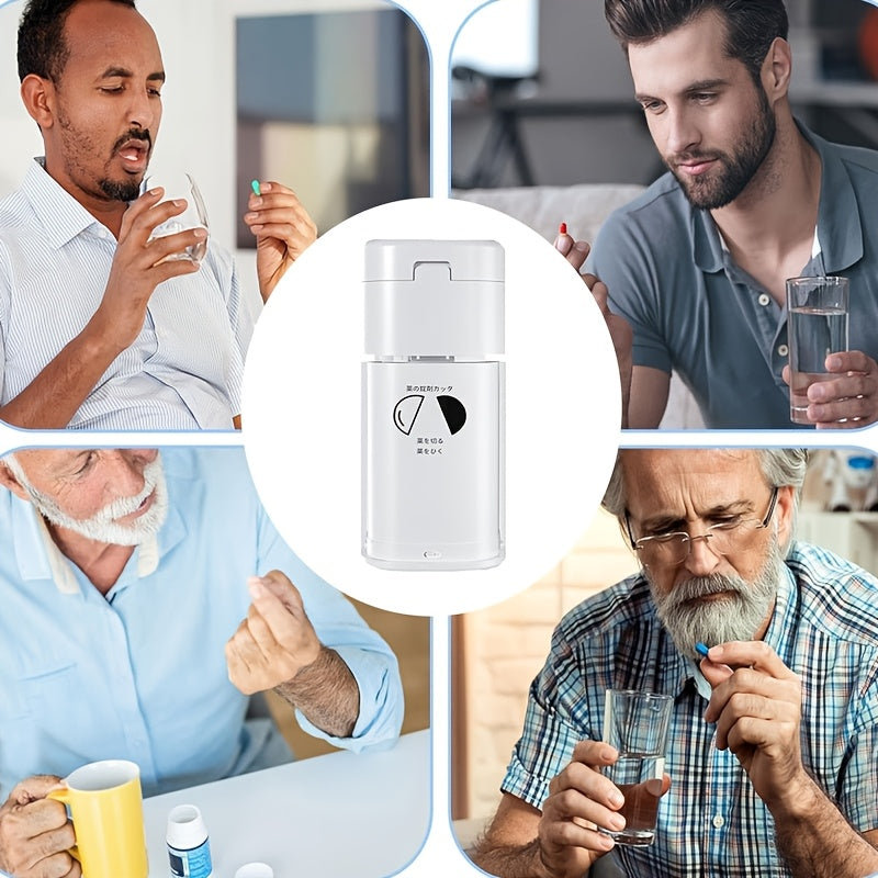 MedCare Portable Pill Cutter & Divider 5 in 1 Medicine Storage Case