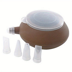 Macaron Making Kit 30 Cavity Silicone Mat Baking Pan and Pipping Pot