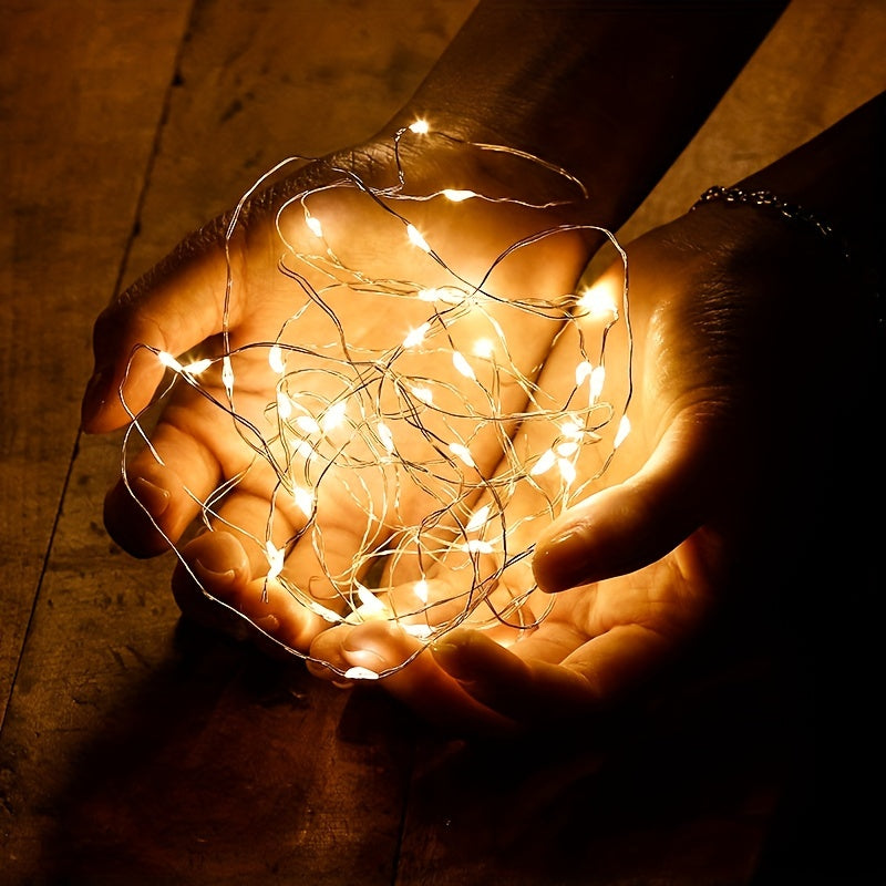 Warm LED Lights String Small Box Holiday Party Decoration Christmas Tree