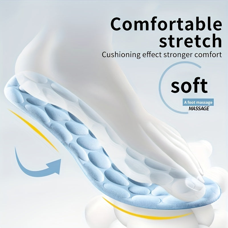 5D Massage Memory Foam Insoles for Shoes Sole Breathable Cushion