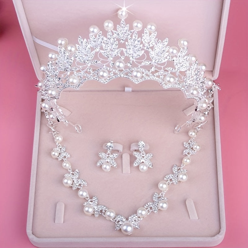 Baroque Crystal Bridal Jewelry Set