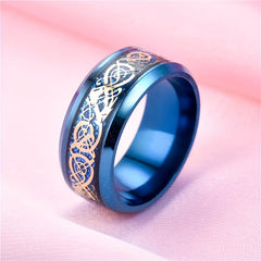 Dragon Pattern Ring For Men And Women