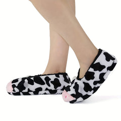 Cartoon Animal Plush Socks & Warm Low Cut Floor Socks