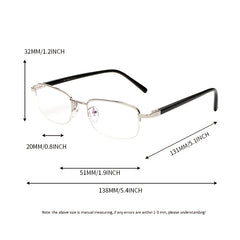 Portable Anti Light Men's Reading Glasses HD Coating