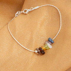 7 Chakra Energy Healing Stone Bracelet Boho Ethnic Style