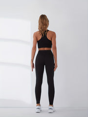 Solid Quick drying Stretch Butt Lifting Yoga Leggings Sports Tight Activewear