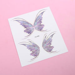 Butterfly Face Tattoo Sticker Glitter Eye Makeup Prom Glitter