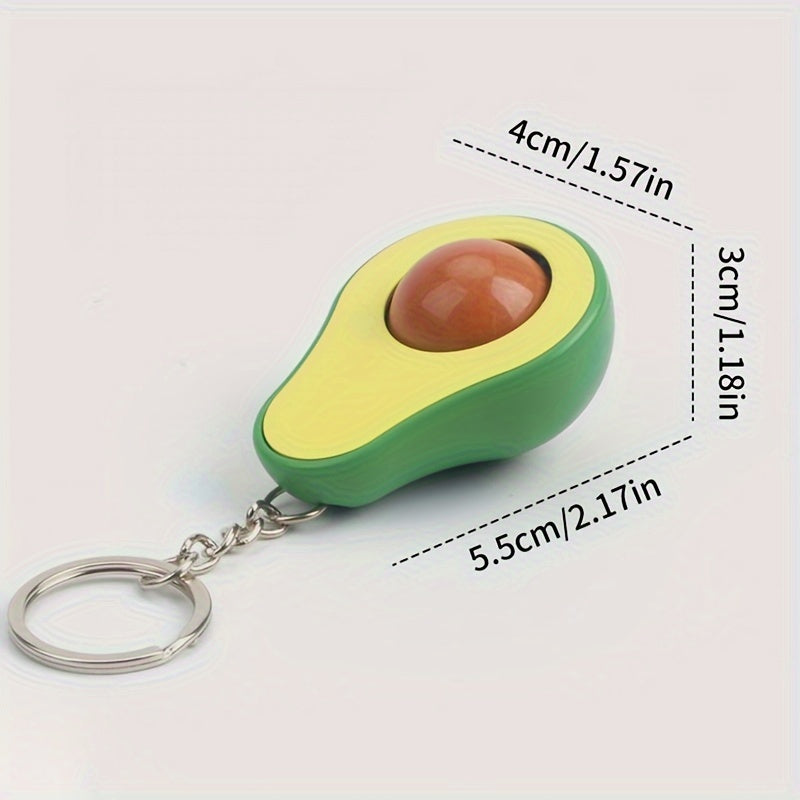Avocado Keychain Mini Fun Fruit Pendant Backpack Decor
