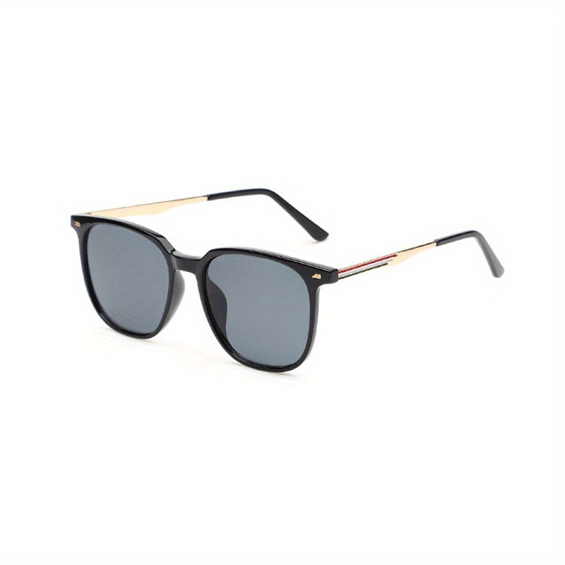 Square Frame Sunglasses Rivet Decor Glasses UV400