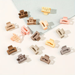 Rectangle Mixed Hair Grab Hair Claw Bangs Clip for Girls